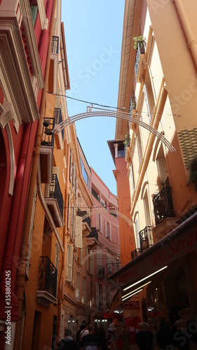 Colourful Architecture in Monaco.