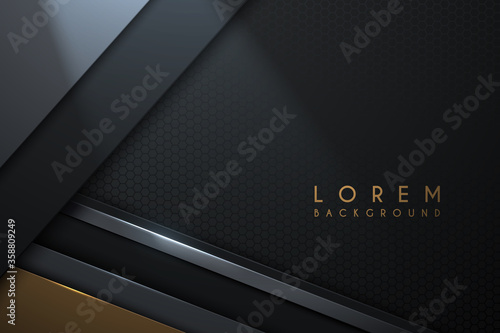 Abstract metal background with light effect