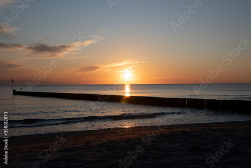 Sonnenuntergang, Ostsee © Mattis Kaminer