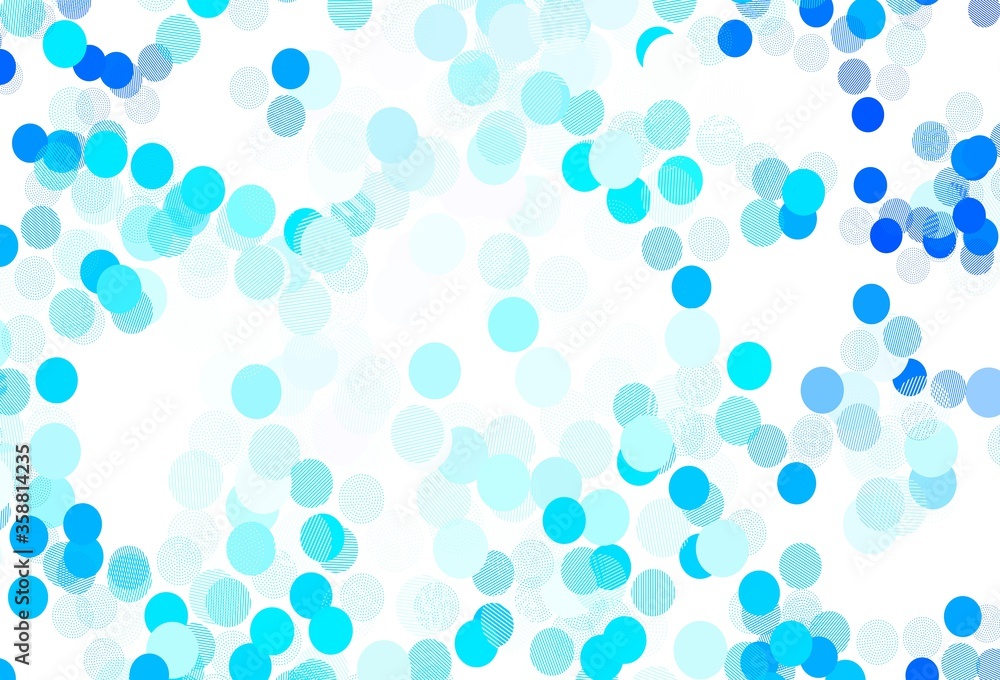 Light BLUE vector pattern with spheres. Light BLUE vector pattern with spheres.