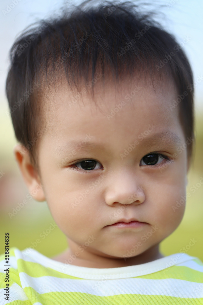 Facial features of Asian children,cuteness of childhood. Facial features of Asian children,cuteness of childhood.