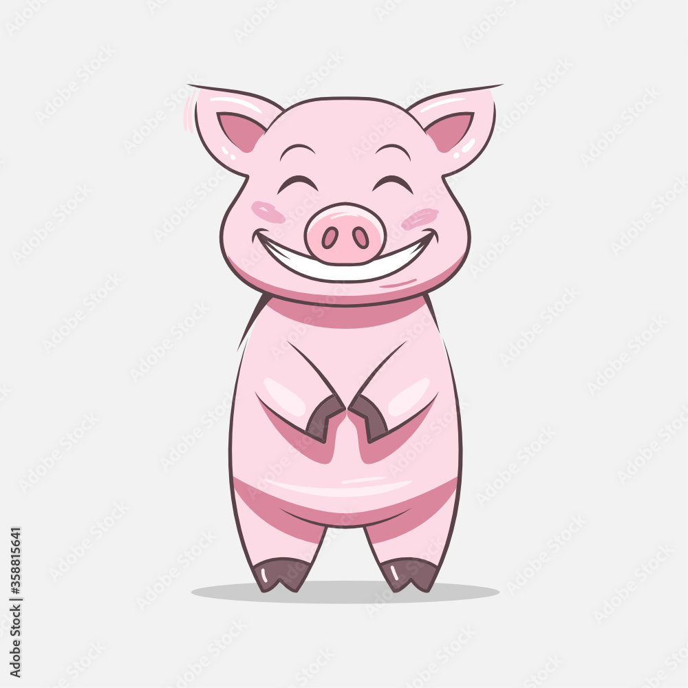 Pig mascot design illustration vector template Pig mascot design illustration vector template