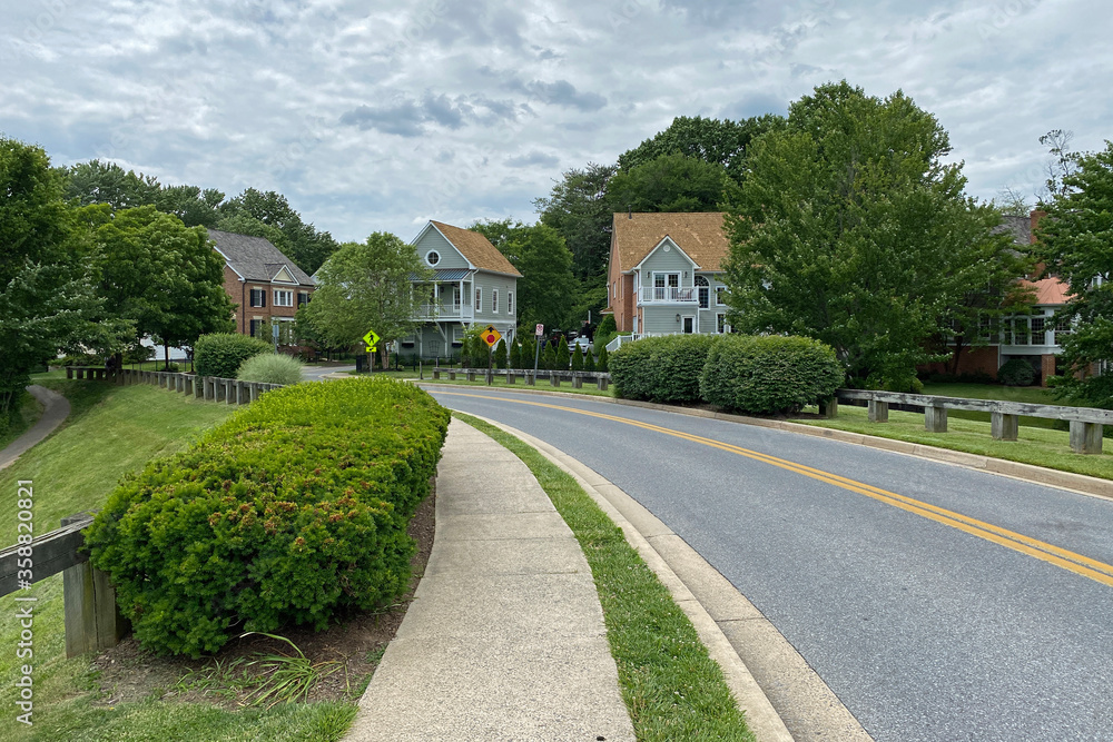 アメリカの郊外住宅地：ケントランズの街並み