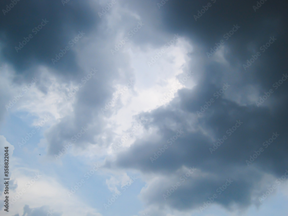 cloud with blue sky