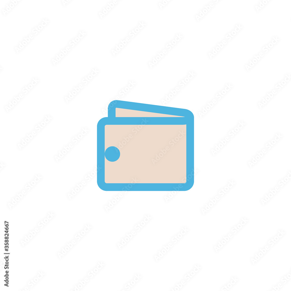wallet icon flat vector logo design trendy wallet icon flat vector logo design trendy