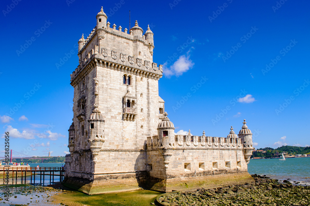 It's Tower of Belem. It's a UNESCO world heritage and one of the Seven Wonders of Portugal