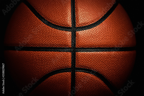 Basketball ball texture