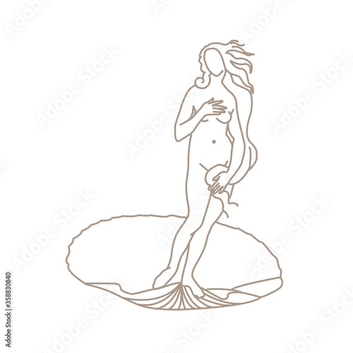 The Birth of Venus Florentine Painting Italian early Renaissance doodle