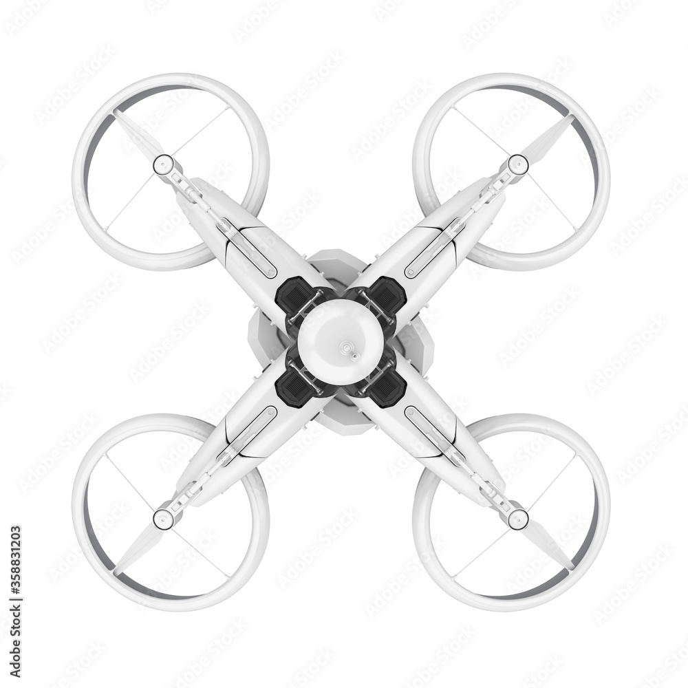 Quadcopter Drone Isolated