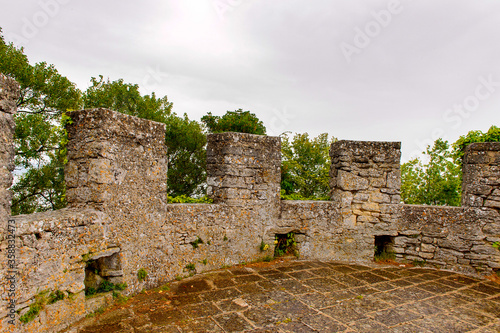 Obraz na płótnie The fortress of Guaita on Mount Titano, the UNESCO World Heritage since 2008