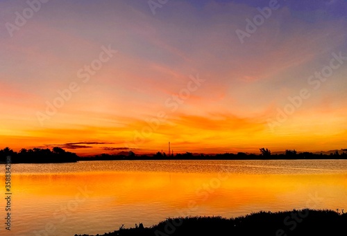 P  r do sol  Lagoa Rio de Janeiro