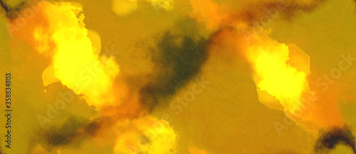 abstract watercolor background with watercolor paint with dark golden rod, yellow and dark olive green colors. can be used as background texture or graphic element