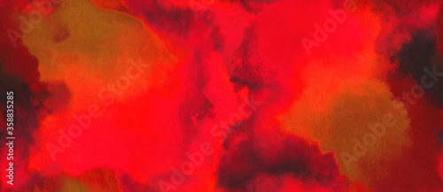 abstract watercolor background with watercolor paint with crimson, firebrick and red colors and space for text or image