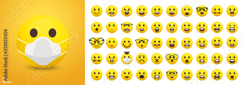 Flat color avatar ector designs