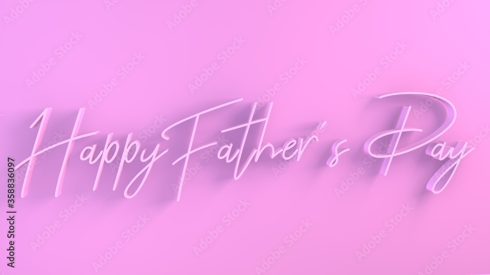 3d text on colorful background saying Happy Father's Day. 3d text on colorful background saying Happy Father's Day.