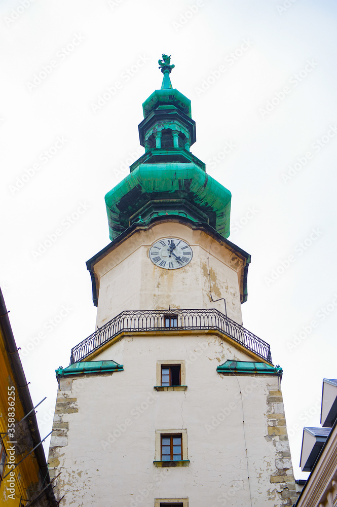 St.Michael Gate, Old CIty of Bratislava, Slovakia