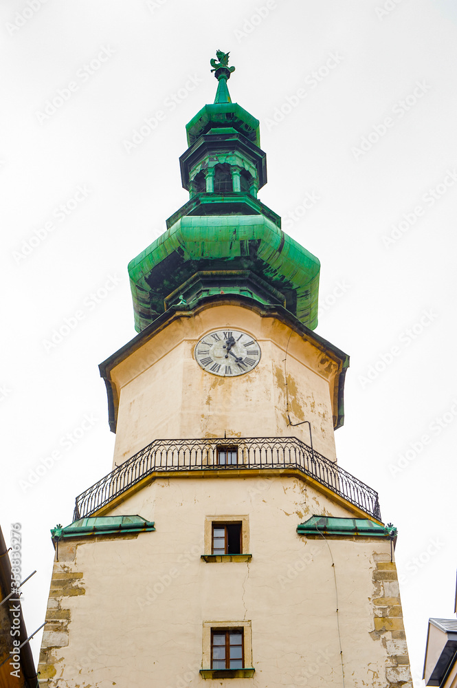 Obraz premium St.Michael Gate, Old CIty of Bratislava, Slovakia
