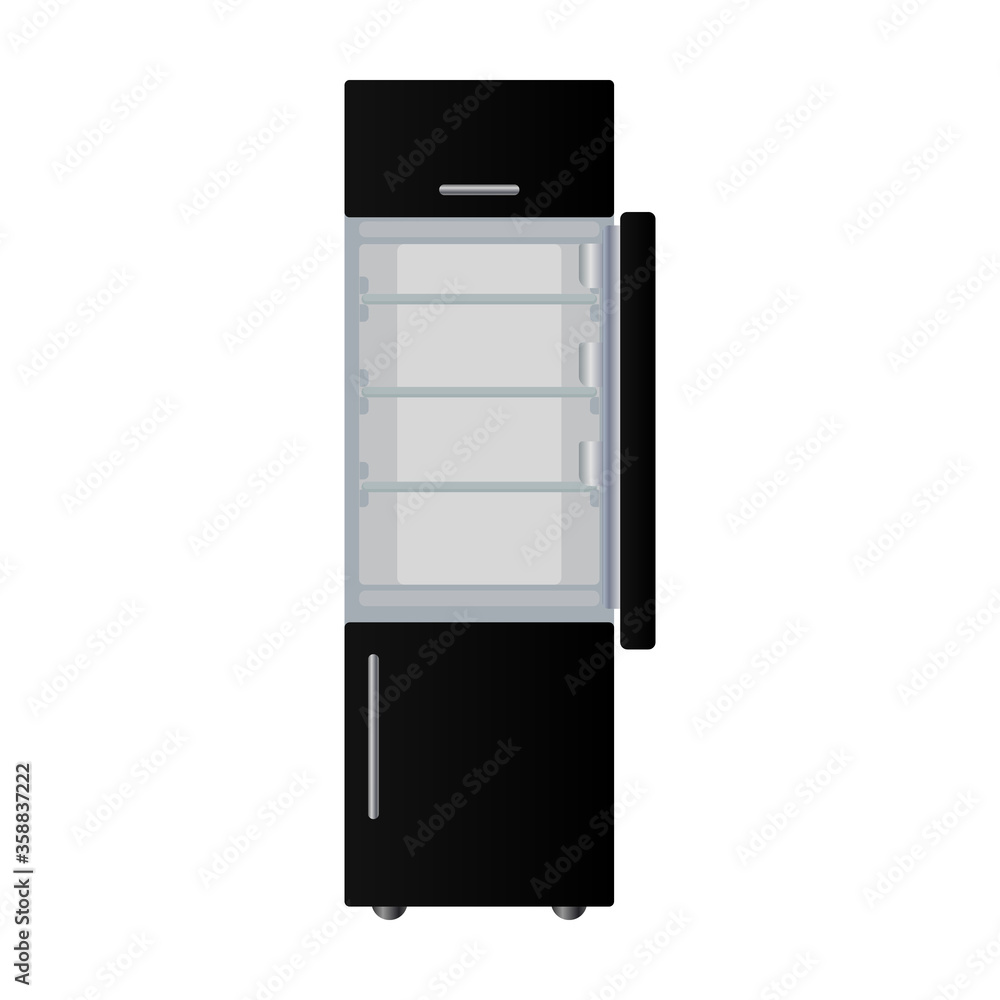 Fridge vector icon.Cartoon vector icon isolated on white background fridge. Fridge vector icon.Cartoon vector icon isolated on white background fridge.