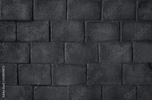 brick black wall