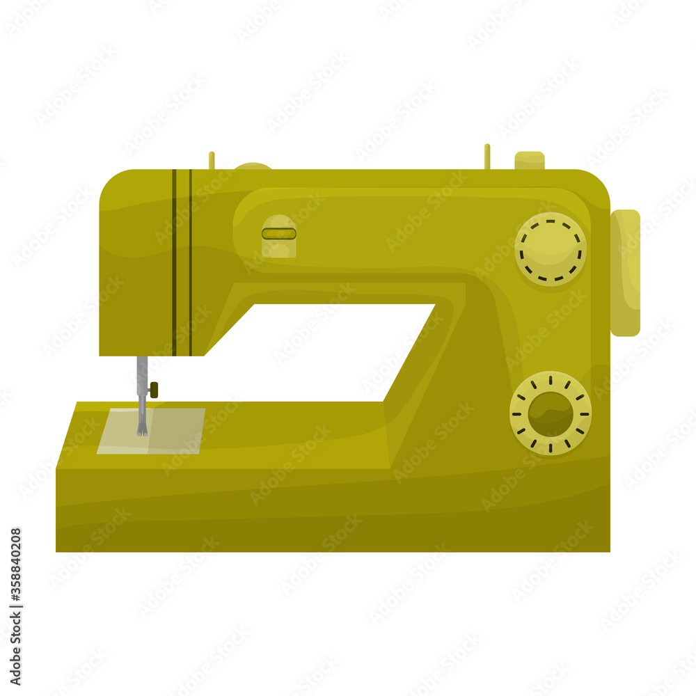 Sewing machine vector icon.Cartoon vector icon isolated on white background sewing machine. Sewing machine vector icon.Cartoon vector icon isolated on white background sewing machine.