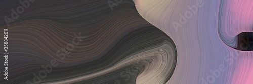 futuristic colorful curves style with dark slate gray, light slate gray and rosy brown colors. can be used as header or banner