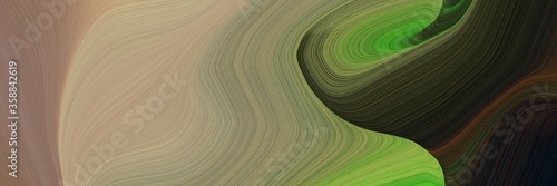 energy colorful waves header design with gray gray, very dark green and dark olive green colors. can be used as header or banner