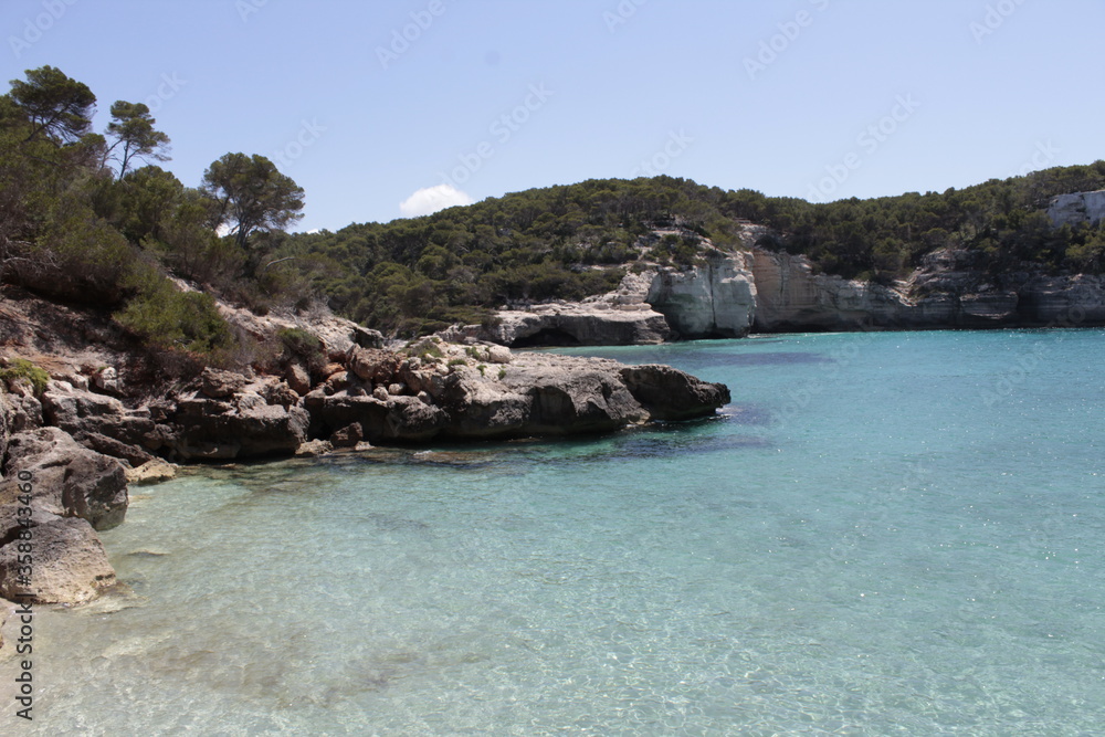 South coast of Menorca island South coast of Menorca island