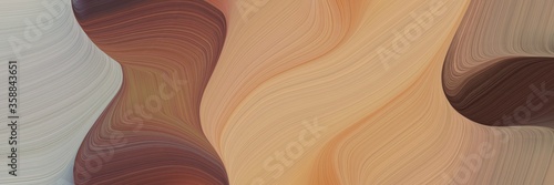 flowing colorful waves style with rosy brown, old mauve and dark gray colors. can be used as header or banner
