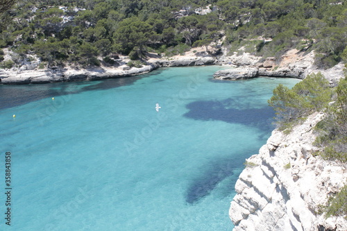 South coast of Menorca island