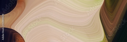 creative decorative waves header design with tan, very dark pink and brown colors. can be used as header or banner