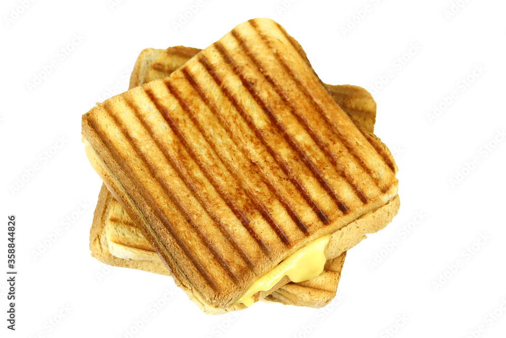 croque-monsieur isolé sur un fond blanc croque-monsieur isolé sur un fond blanc