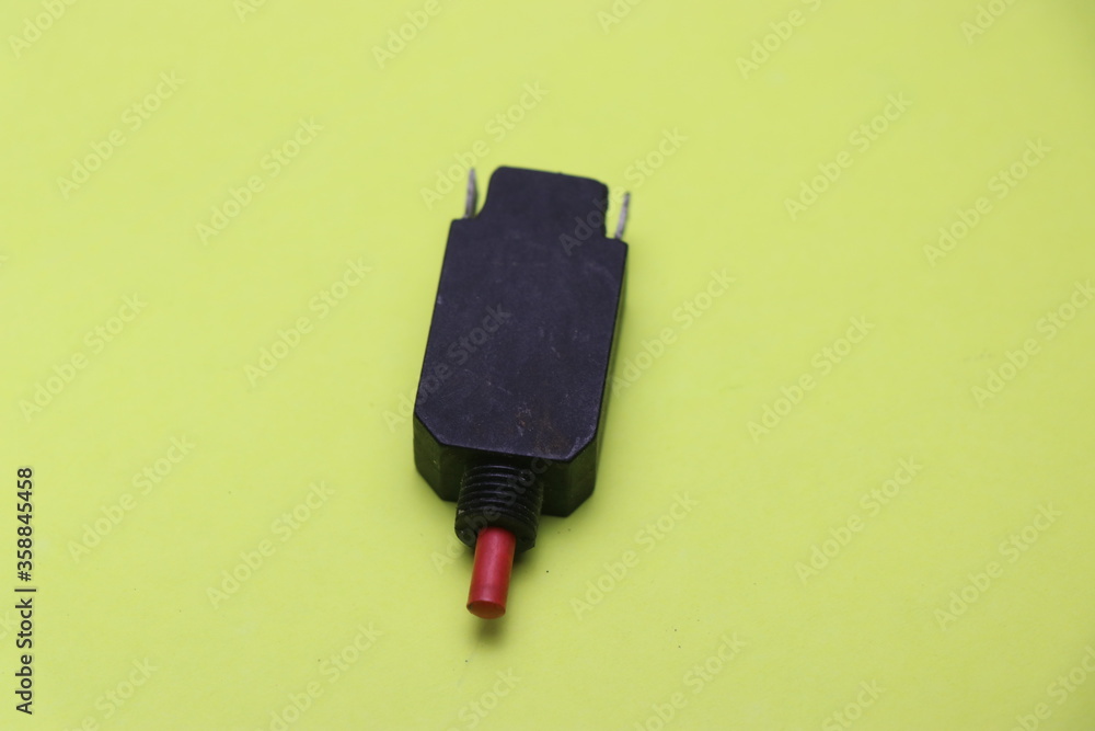 Mixer grinder also called as blender overload protector switch Stock