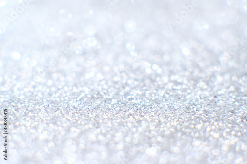 Crystal abstract glitter grey background and Blurred abstract holiday background
