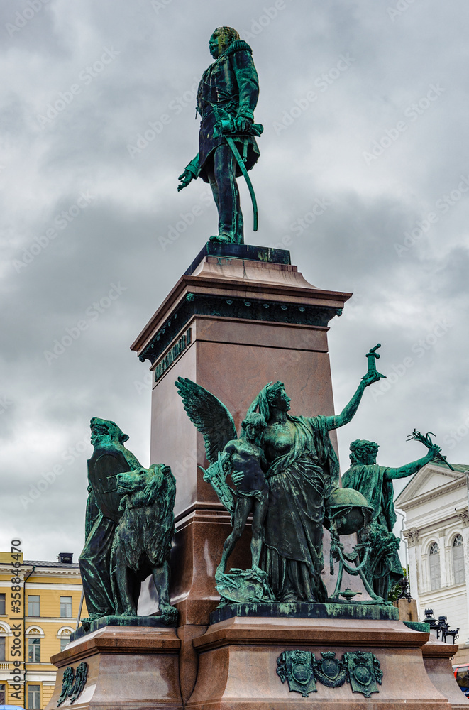 Monument to the Alexander II, Helsinki, Finland