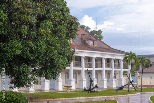Fotografi It's Prefecture, residence of French Guiana's Prefect, in Cayenn