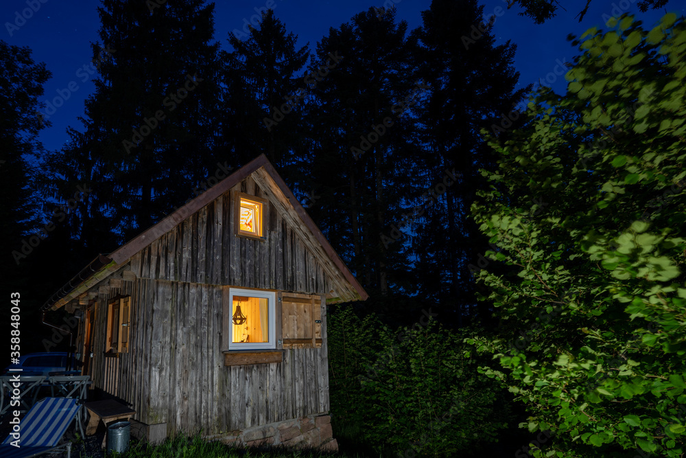 Waldhütte vom Gallushof im Schwarzwald Waldhütte vom Gallushof im Schwarzwald