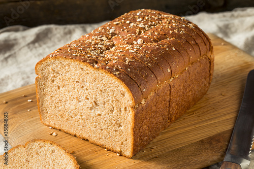 Fotótapéta Homemade Whole Wheat Sliced Bread