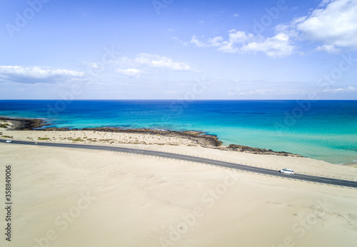 Corralejo dunes in Fuerteventura.