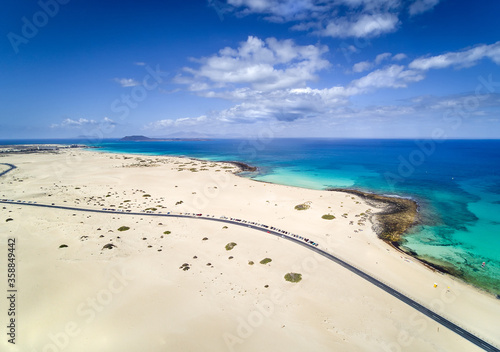 Corralejo dunes in Fuerteventura. photo