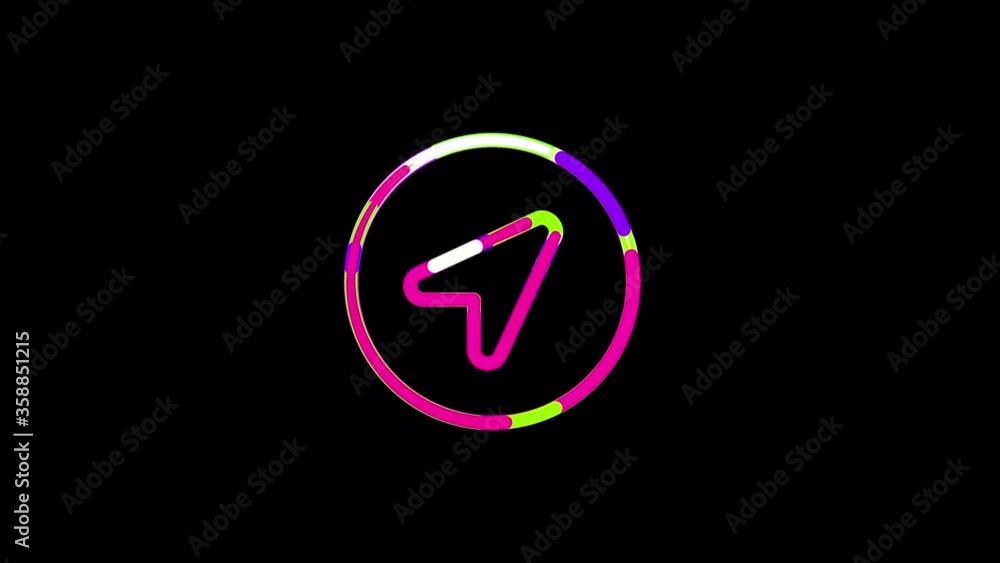 Circles gather in symbol location circle. After it crumbles in a line and moves to the camera. Alpha channel black Circles gather in symbol location circle. After it crumbles in a line and moves to the camera. Alpha channel black