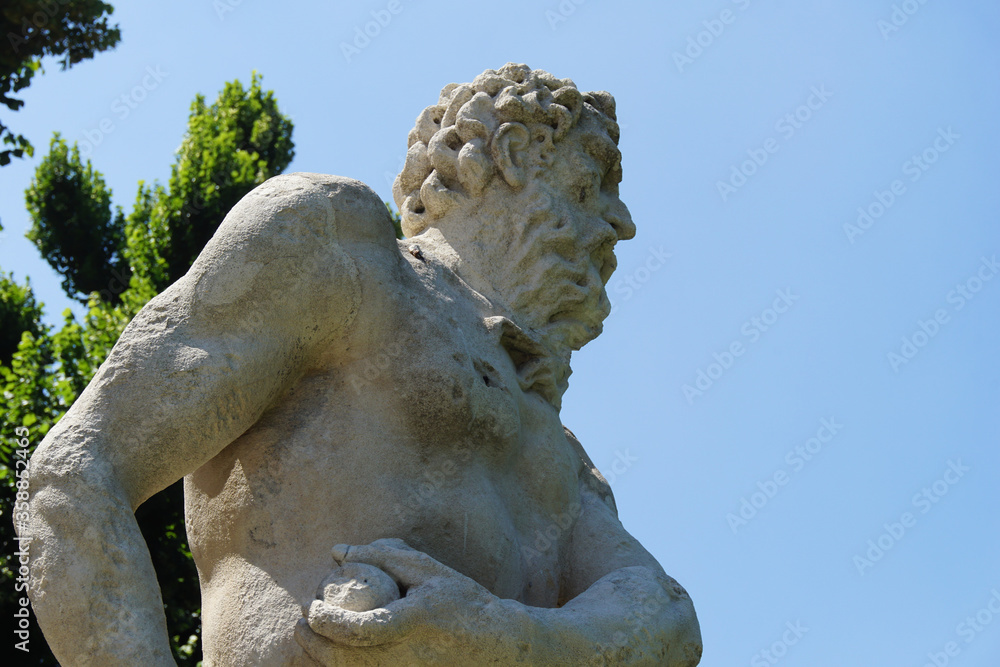Statua dal Castello Carrarese - Este, Padova, Italia