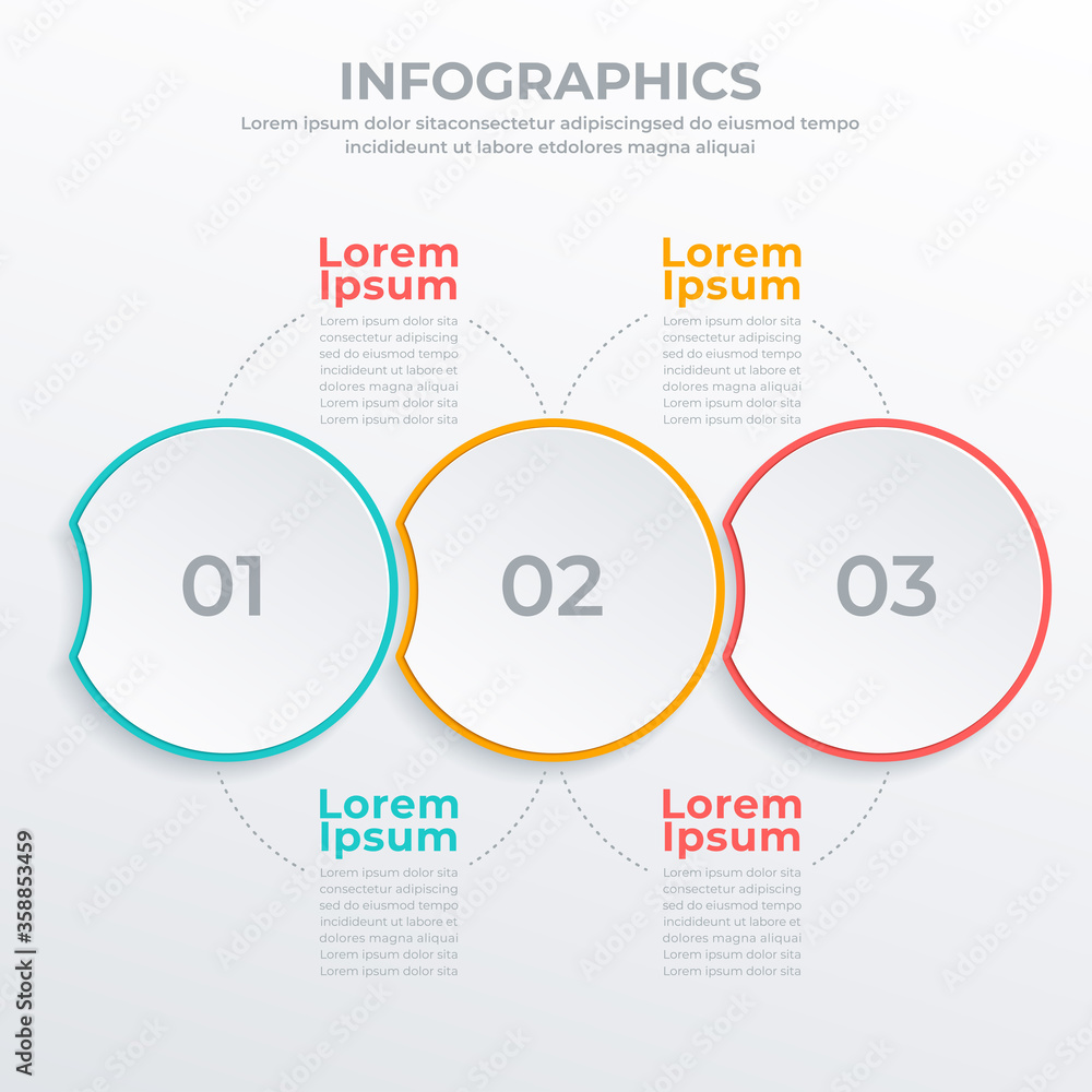 Business infographic template for web, banner and brochure : Vector Illustration Business infographic template for web, banner and brochure : Vector Illustration