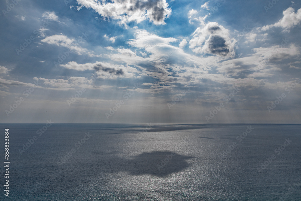 
mediterranean sea view from FiumeFreddo, Calabria, Italy