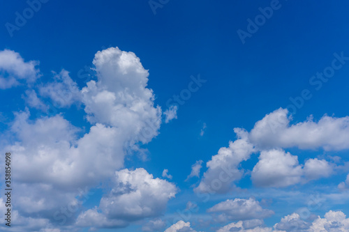 blue sky with white clouds © starlord