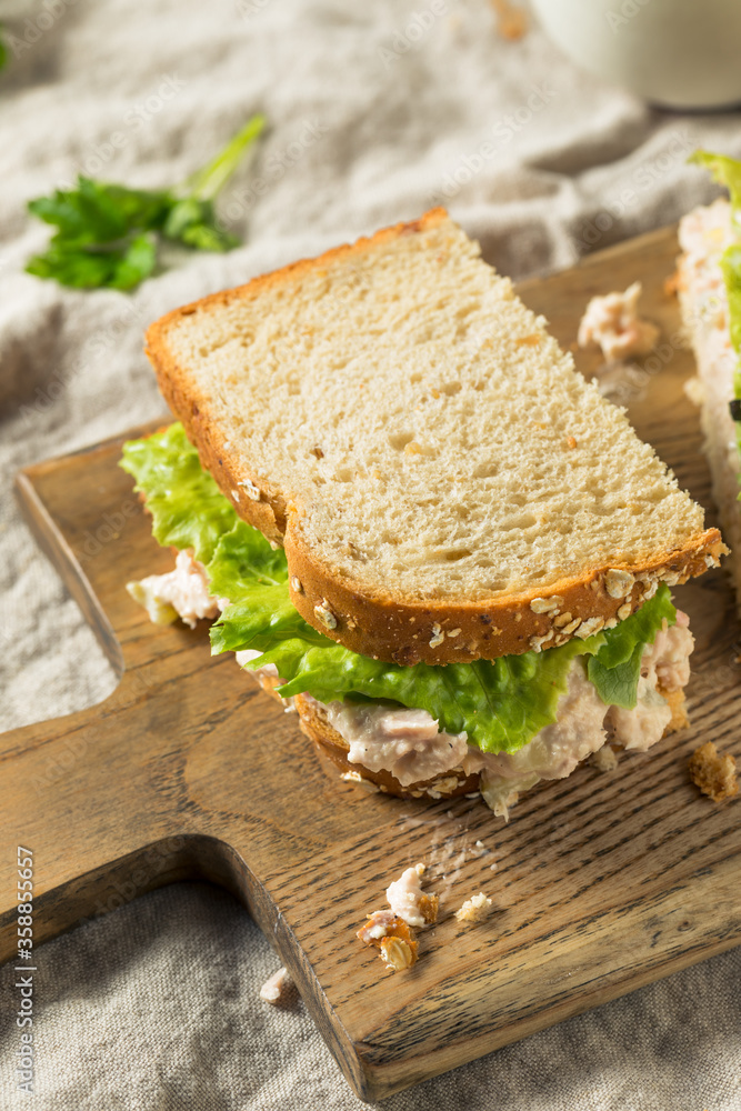 Homemade Fresh Tuna Salad Sandwich Homemade Fresh Tuna Salad Sandwich