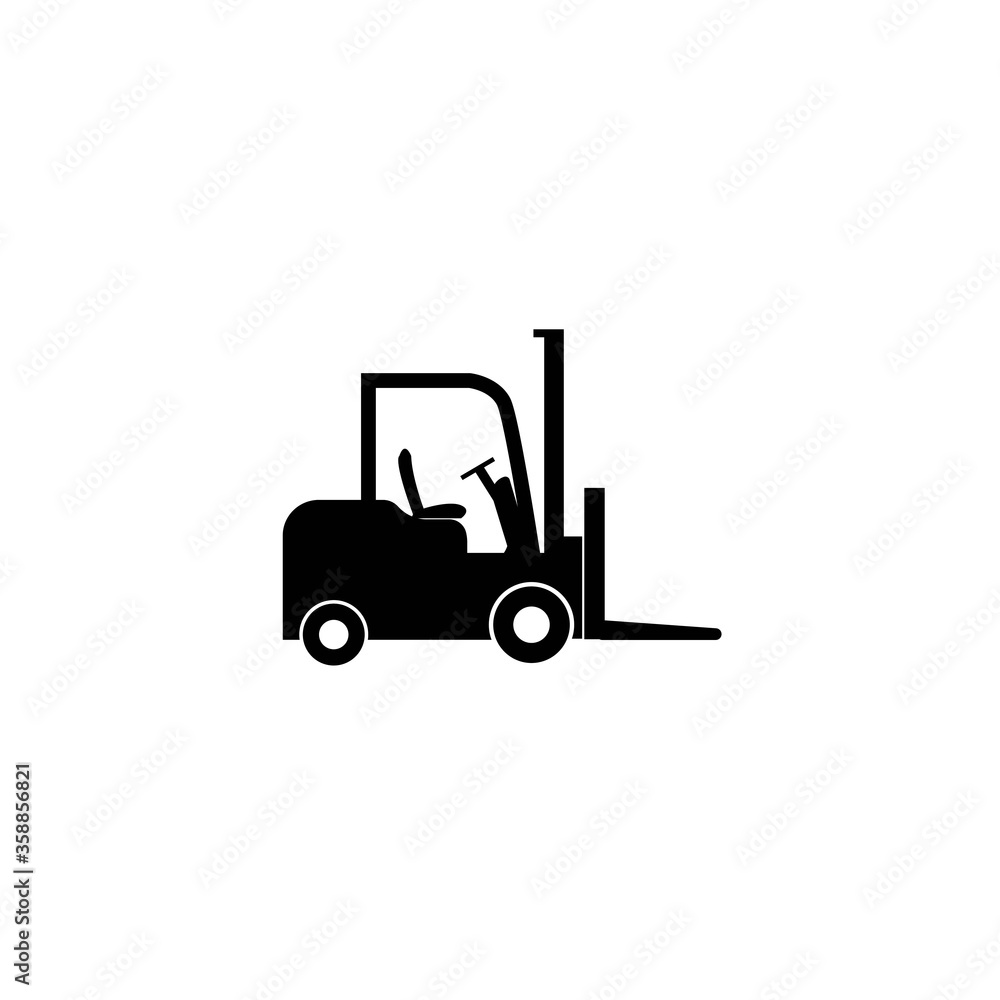 forklift logo icon forklift logo icon