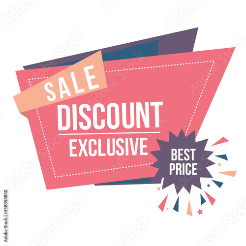 Special Sale Banner, DIscount label, Big Sale. Vector illustration.
