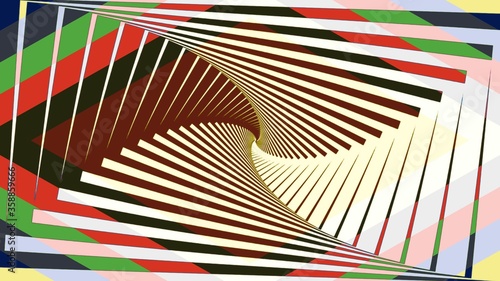 Fototapeta Naklejka Na Ścianę i Meble -  contrast and overlap style geometric shape illustration abstract background