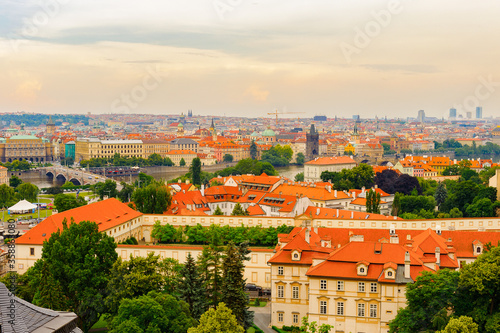 Prague, the capital of the Czech Republic. View from the Old town of Prague.