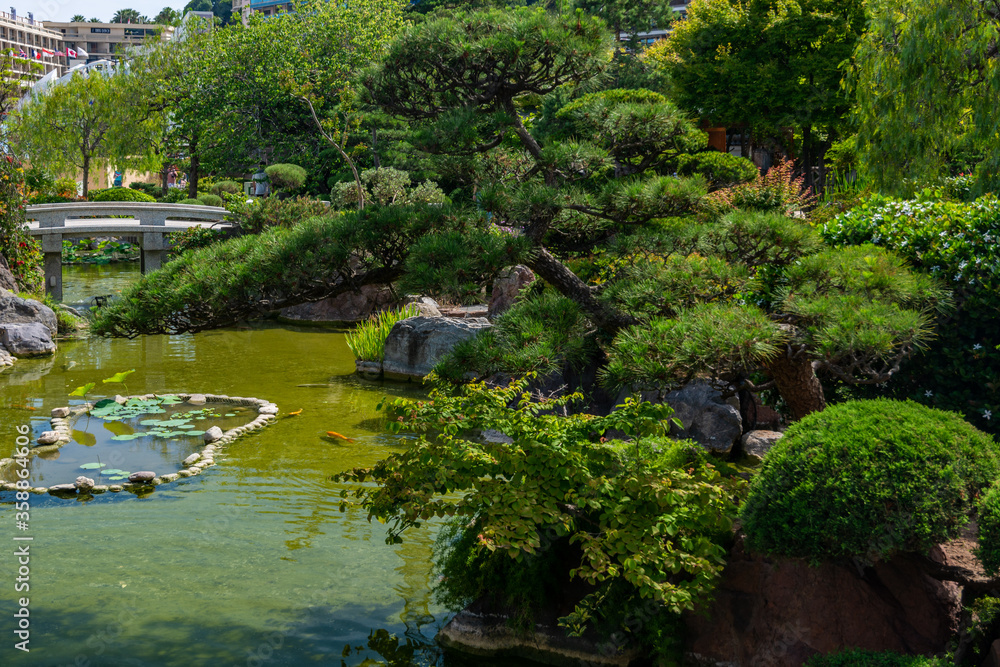 Japanese garden of Monte Carlo